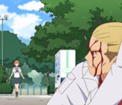 andou with blood on his face